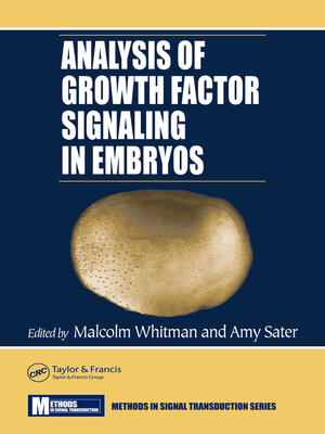 cover image of Analysis of Growth Factor Signaling in Embryos